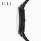 ELLE Monceau  堆積幸福滿滿腕錶 夜色黑不銹鋼練帶 34mm ELL21059 product thumbnail 3