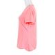 Skechers Shirts [P221W001-00KA] 女 T恤 短袖 棉質 舒適 吸溼 排汗 透氣 粉橘 product thumbnail 3