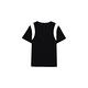 GIORDANO 童裝袖子拼接短袖上衣 Black&White系列 - 09 標誌黑 product thumbnail 2