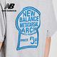 【New Balance】 特殊印刷插圖短袖上衣_男性_灰色_MT41913AG product thumbnail 5