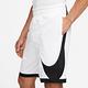 Nike 運動短褲 Dri-FIT Basketball Shorts 男款 白 抽繩 彈性 大勾 褲子 DH6764-100 product thumbnail 3