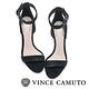 Vince Camuto 高貴麂皮一字高跟涼鞋-絨黑 product thumbnail 4