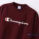 Champion Basic Logo 經典款大學Tee 暗紅 product thumbnail 3