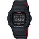 CASIO 卡西歐 G-SHOCK 經典人氣電子錶 送禮推薦-紅黑 DW-5600HR-1 product thumbnail 2