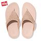 【FitFlop】LOTTIE SHIMMERCRYSTAL 經典水最夾腳涼鞋-女(玫瑰金) product thumbnail 4