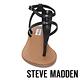 STEVE MADDEN UPON  經典真皮T字平底涼鞋-黑色 product thumbnail 4