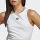 ADIDAS TANK RIB 三葉草 女運動背心-白-IB9111 product thumbnail 5