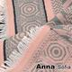 AnnaSofia 箭矢層線 針織毛料大披肩圍巾(粉灰系) product thumbnail 6