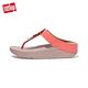 【FitFlop】FINO JUNGLE LEAF TOE-POST SANDALS熱帶葉飾夾腳涼鞋-女(珊瑚粉) product thumbnail 3