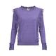 ILEY伊蕾 法式荷葉蕾絲針織上衣(紫色；M-XL)1234265005 product thumbnail 5