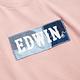 EDWIN 再生系列 CORE拼布 BOX LOGO短袖T恤-女-淡粉紅 product thumbnail 6