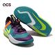 Nike 籃球鞋 Air Zoom Crossover GS 大童鞋 女鞋 藍 綠 紫 氣墊 緩震 運動鞋 DC5216-301 product thumbnail 8