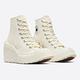 CONVERSE CHUCK 70 DE LUXE WEDGE HI 高筒 休閒鞋 厚底鞋 女鞋 白色-A06479C product thumbnail 2