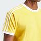 Adidas 3-Stripes Tee [IM9388] 男 短袖 上衣 經典 復古 休閒 修身 棉質 黃 product thumbnail 6