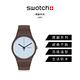 SWATCH New Gent 原創系列手錶LAKI 可可棕(41mm) product thumbnail 4