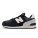 New Balance 休閒鞋 574 W 寬楦 經典款 童鞋 紐巴倫 麂皮 後跟穩定 緩震 百搭 中童 藍 褐 GC574BD1-W product thumbnail 3