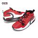 Nike 籃球鞋 Air Zoom Crossover 2 GS 大童 女鞋 紅 黑 皮革 氣墊 運動鞋 FB2689-601 product thumbnail 8
