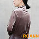 純色高領絲絨長袖上衣 (共二色)-ROANN product thumbnail 2