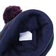 Nike 毛帽 Jordan 藍 綠 大童款 女款 喬丹 球球 帽子 格紋 聖誕節 針織 反折帽緣 JD2243010GS-002 product thumbnail 9
