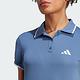 Adidas Clubhouse Polo [IA7036] 女 POLO衫 短袖上衣 亞洲版 運動 網球 吸濕排汗 藍 product thumbnail 5