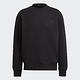 Adidas Original C Crew [H09179] 男 長袖 上衣 休閒 時尚 寬鬆 重磅 棉質 國際版 黑 product thumbnail 4
