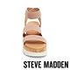 STEVE MADDEN-BANDI 彈性繫帶軟木厚底涼鞋-粉紅 product thumbnail 3