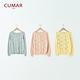 【CUMAR】氣質繡花排釦-針織衫(三色/魅力價格) product thumbnail 5
