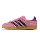 adidas 休閒鞋 Gazelle Indoor W 女鞋 粉 黑 麂皮 膠底 低筒 復古 愛迪達 IE7002 product thumbnail 2