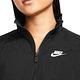 Nike 外套 NSW Essential Windrunner 女款 黑 白 立領 抽繩 寬鬆 風衣 夾克 DM6186-010 product thumbnail 7