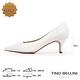 Tino Bellini義大利進口方形鞋口6cmOL跟鞋_白 product thumbnail 3