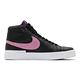 Nike 滑板鞋 Zoom Blazer Mid 男女鞋 SB 基本款 簡約 氣墊 舒適 情侶穿搭 黑 粉 DA2189002 product thumbnail 3