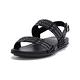 【FitFlop】GRACIE ART-DENIM BACK-STRAP SANDALS可調整式扣環後帶涼鞋-女(靚黑色) product thumbnail 2
