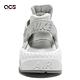 Nike 休閒鞋 Air Huarache Run SE 女鞋 襪套 氣墊 武士鞋 復古 銀 白 859429002 product thumbnail 4