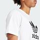 Adidas Trefoil T-Shirt [IV5353] 男 短袖 上衣 T恤 運動 經典 三葉草 基本款 白 product thumbnail 6