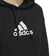 Adidas MH BOS Hoody HM7069 女 連帽上衣 帽T 運動 休閒 寬鬆 舒適 壓紋LOGO 黑 product thumbnail 3