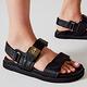 STEVE MADDEN-MONA 粗帶飾釦休閒涼鞋-黑色 product thumbnail 8