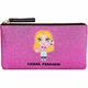 Chiara Ferragni @cfmascotte 刺繡IG女孩細沙感亮片手拿包(桃紅色) product thumbnail 2