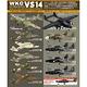 整盒10入 日本正版 1/144 WING KIT 收藏集 VS14 盒玩 屠龍戰鬥機 夜間戰鬥機 F-toys 604580 product thumbnail 2