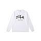 FILA 吸濕排汗長袖大學TEE-白色 1TEW-5461-WT product thumbnail 2