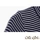細條紋五分袖合身小高領針織衫 (共二色)-Chic Girl product thumbnail 8