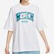 Nike AS W NSW SS TOP GCEL 女 白 寬鬆 印花 運動 休閒 舒適 短袖 FQ7011-100 product thumbnail 2