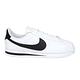 NIKE CORTEZ BASIC SL GS 男女大童運動休閒鞋-經典 904764-102 白黑 product thumbnail 2