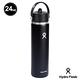 Hydro Flask 24oz/709ml 寬口吸管真空保溫鋼瓶 時尚黑 product thumbnail 4