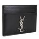 YSL Saint Laurent MONOGRAM 銀字小牛皮卡片夾(黑色) product thumbnail 3