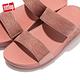 【FitFlop】LULU GLITZ SLIDES金屬亮粉造型雙帶涼鞋-女(玫瑰色) product thumbnail 6