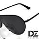 DZ 獨特風尚可摺疊 抗UV 防曬偏光太陽眼鏡墨鏡(酷黑系) product thumbnail 5