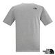 The North Face LOGO 風格短袖上衣T-Shirt 灰白 男 product thumbnail 2