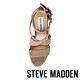 STEVE MADDEN-SUNDANCE 一字交叉踝帶粗高跟涼鞋- 絨灰 product thumbnail 5