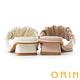 ORIN 抓皺珍珠羊皮低跟拖鞋 粉紅 product thumbnail 5