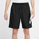 Nike 短褲 Club Shorts 男款 黑 白 梭織 抽繩 棉褲 FN3304-010 product thumbnail 4